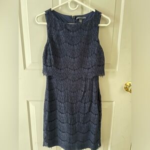 Navy lace dress- American Living